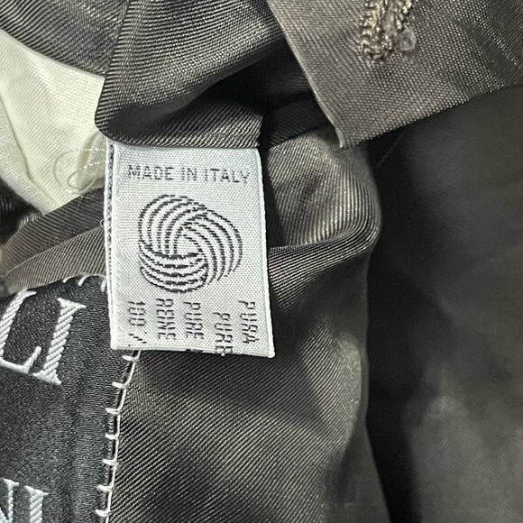 Vintage Canali Sport Coat Mens Brown Milano Bernini Blazer Wool Jacket 48 Italy - Picture 5 of 10